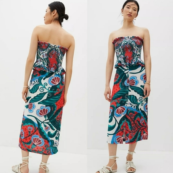 Anthropologie Dresses & Skirts - Anthropologie Abstract Skirt Set